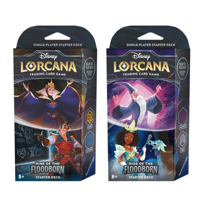 Disney Lorcana TCG - Rise of The Floodborn - RANDOM DECKS - KTM Collectibles 