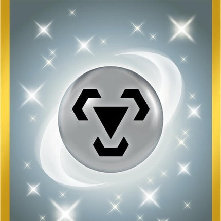 Pokémon Shrouded Fable Basic Metal Energy card, single from the Pokémon Trading Card Game, featuring metallic design and energy symbol.