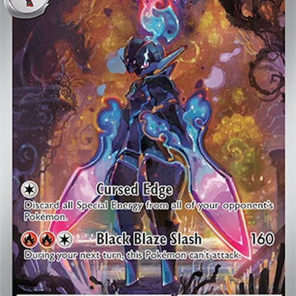 Pokémon Surging Sparks Ceruledge single card featuring artwork of Ceruledge in a dynamic pose.