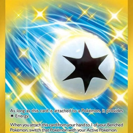 Pokémon Surging Sparks - Jet Energy 252 singles card featuring vibrant artwork and Pokémon branding.