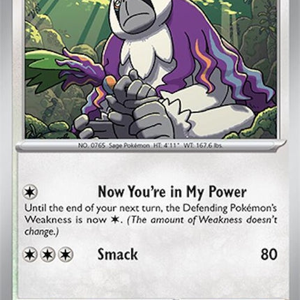 Pokémon Surging Sparks Oranguru 156 trading card featuring an illustration of Oranguru from the Pokémon Singles series.