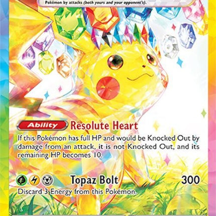 Pokémon Surging Sparks Pikachu EX card from the Singles collection, featuring Pikachu in an energetic pose and vibrant artwork.