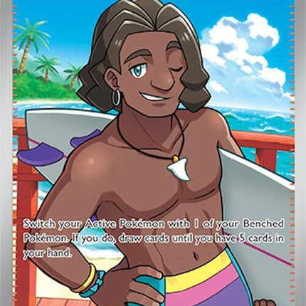 Pokémon Surging Sparks Surfer 235 single trading card featuring a Pokémon character on a vibrant background.