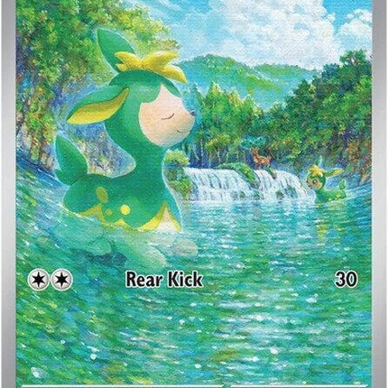 White Flare Deerling Pokémon card from the Singles series, featuring a white-flared Deerling on a vibrant background.