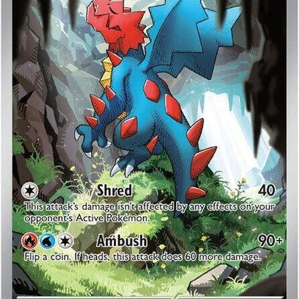 White Flare Druddigon Pokémon card from the Singles series, featuring detailed artwork of the dragon-type Pokémon.