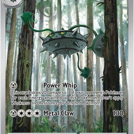 White Flare Ferrothorn Pokémon figure, showcasing its white and green design with spiky, flared leaves and sturdy stance.