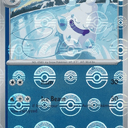 White Flare Vanillish Pokémon figure with poke ball pattern, size 28, showcasing a white flare and detailed design.